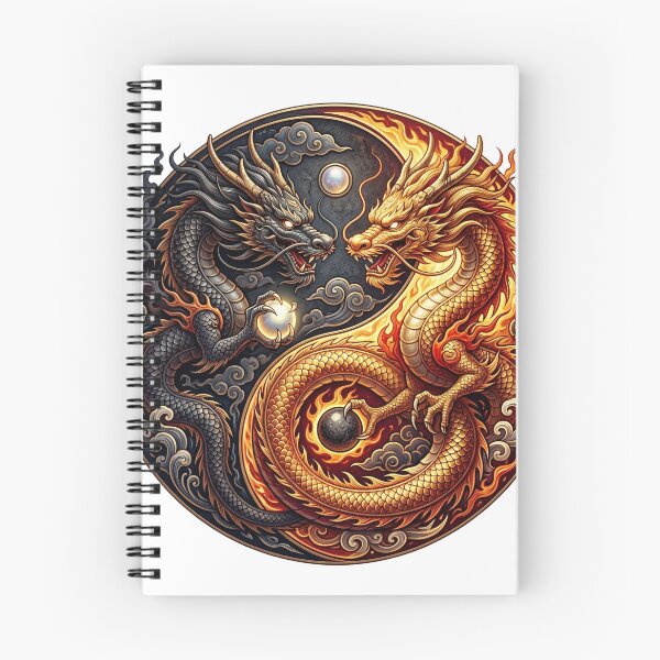 Item preview, dragon, yin yang designed and sold by Hephaestus's Forge.