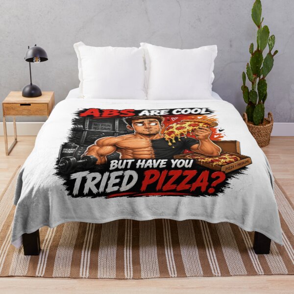 Item preview, Abs Are Cool But Have You Tried Pizza designed and sold by BagFactoryUK.