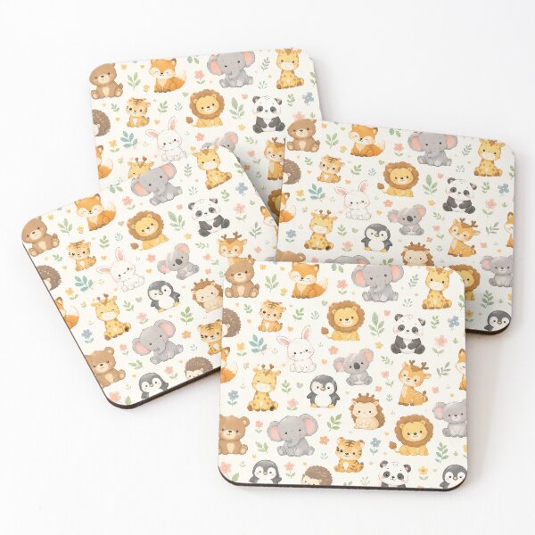 Item preview, Cute Woodland Animals Pattern designed and sold by 0606PM.