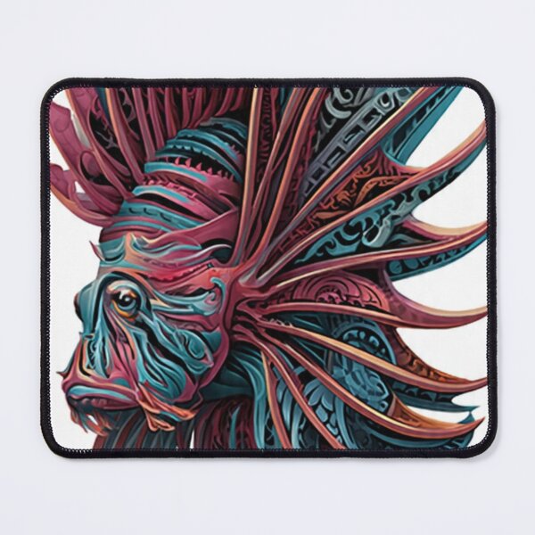 Item preview, Lionfish art designed and sold by ExpressoJungle.