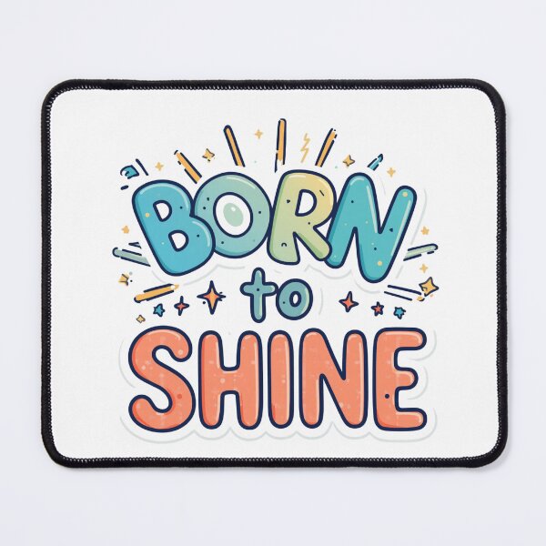 Item preview, Born to Shine - Down Syndrome Inclusion & Neurodiversity Art designed and sold by EchoPrint Co..