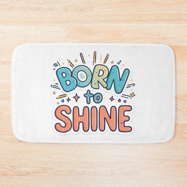 Item preview, Born to Shine - Down Syndrome Inclusion & Neurodiversity Art designed and sold by EchoPrint Co..
