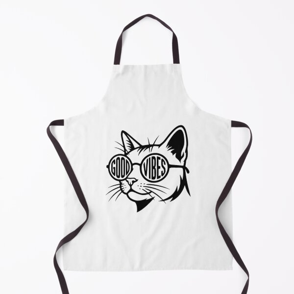 Item preview, Good Vibes Cat Sunglasses Retro Illustration designed and sold by Macias123.