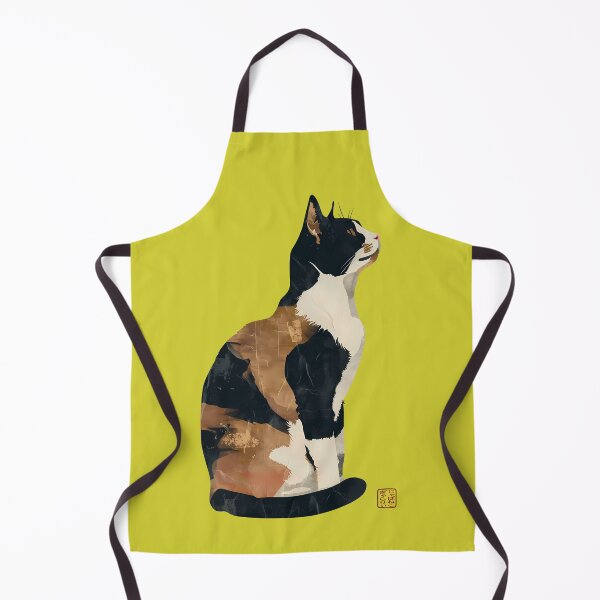 Item preview, Minimalist Japanese Calico Cat Portrait Ar designed and sold by JapanekoGallery.