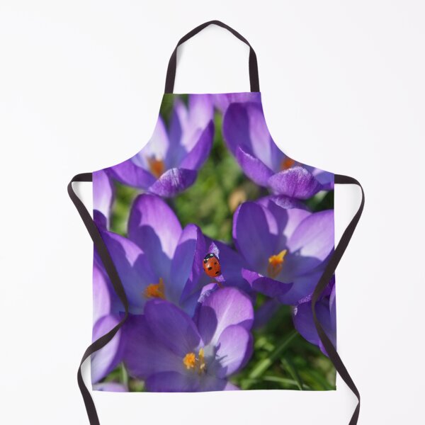 Item preview, Beautiful crocuses and a lady bug designed and sold by AsahiNoAme.