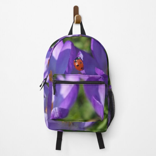 Item preview, Beautiful crocuses and a lady bug designed and sold by AsahiNoAme.