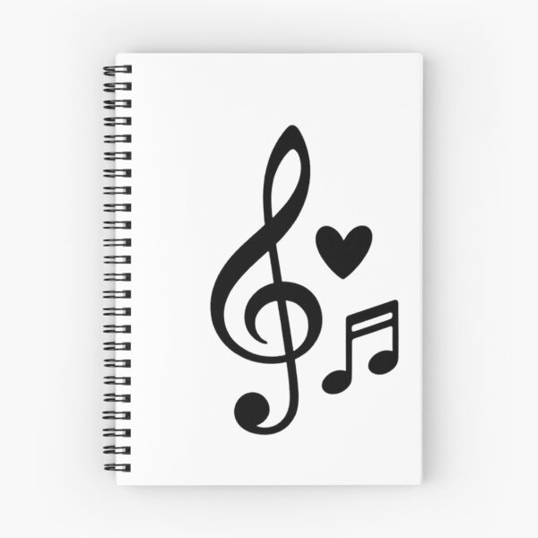 Item preview, Minimal Treble Clef with Heart – Elegant Music Lover Design designed and sold by Joyfulfabric.