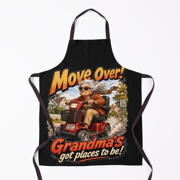 Item preview, Move Over Grandma's Got Places To Be Funny Scooter Gift for Grandma and Family designed and sold by Nightarel.