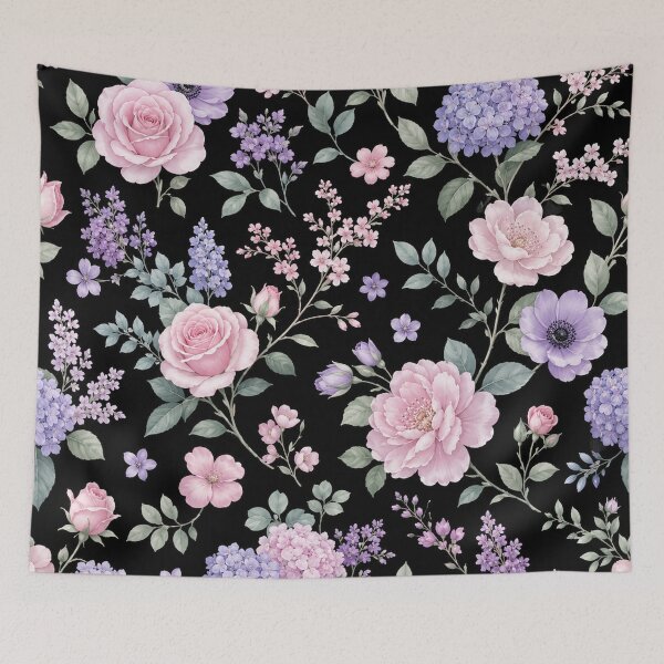 Item preview, Elegant Pastel Floral Garden Pattern designed and sold by Owcomm.