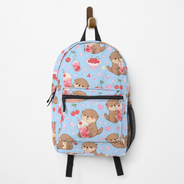 Item preview, Otter Cherry Soda Pattern designed and sold by Soft Berry Studio.