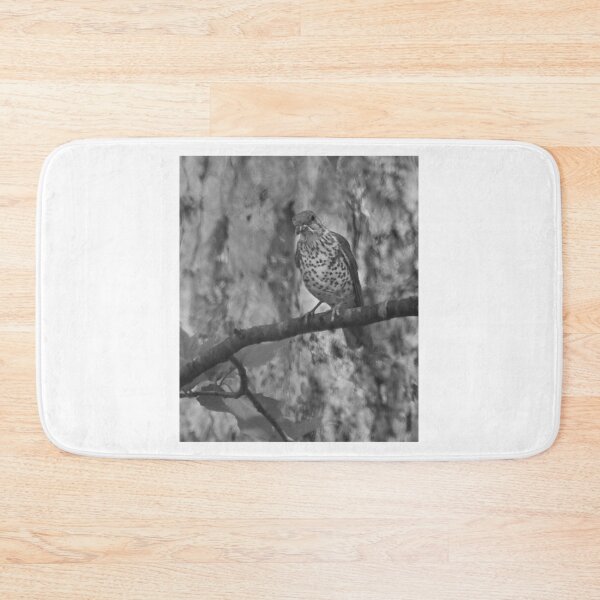 Item preview, Spotted Thrush Perched On Branch designed and sold by milesmorarst.