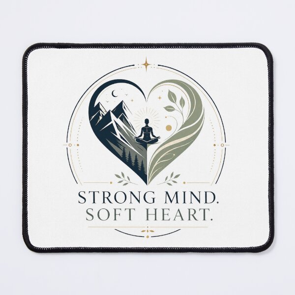Item preview, Strong Mind. Soft Heart. – Emotional Intelligence Mountain Emblem designed and sold by warlistop.