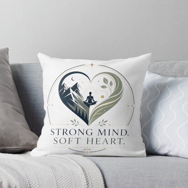 Item preview, Strong Mind. Soft Heart. – Emotional Intelligence Mountain Emblem designed and sold by warlistop.