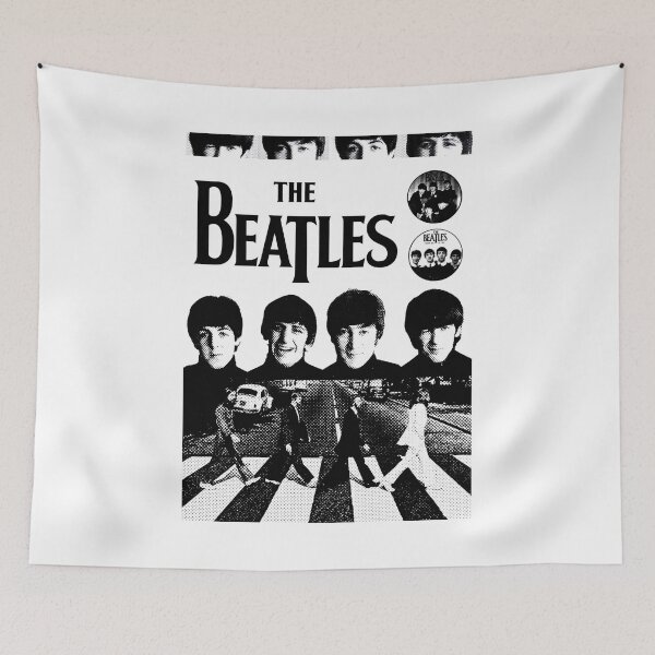 Item preview, The Beatles Abbey Road Retro Vibes designed and sold by gughh.