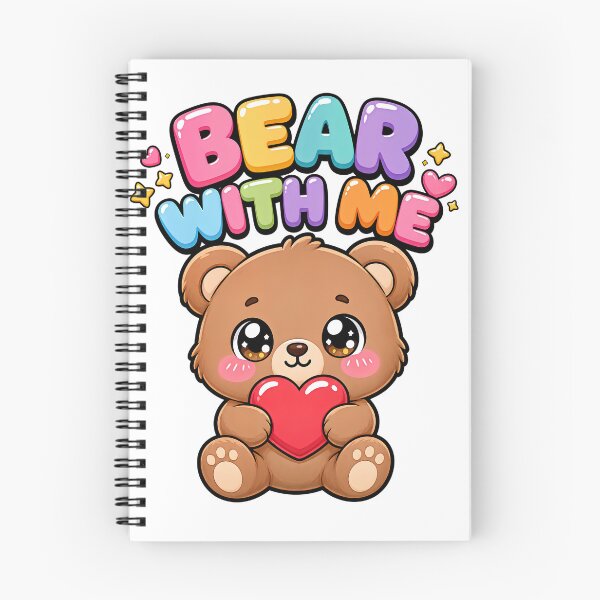 Item preview, Bear With Me Sweet Teddy Bear with Heart Saying designed and sold by BoosterShop.