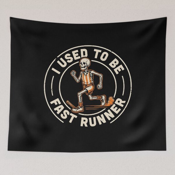 Item preview, I Used to Be Fast Runner Funny Running Quote for Retro Sports Fans designed and sold by Redgiant87x.