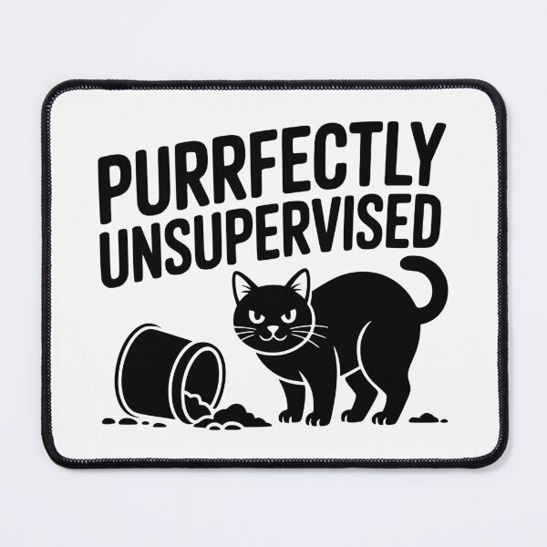 Item preview, Purrfectly Unsupervised designed and sold by theartfulaspie.