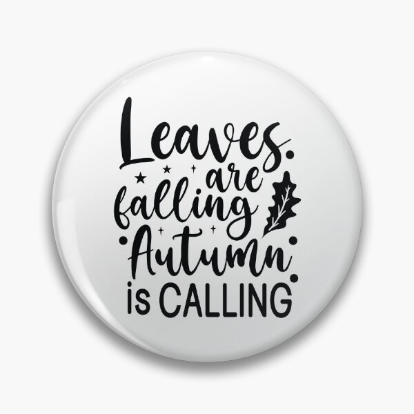 Item preview, Leaves Are Falling Autumn Is Calling - Cute Fall Season Retro Vintage Aesthetic Leaves Gift designed and sold by FuzionRaptor.