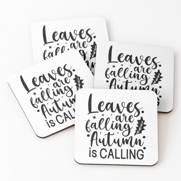 Item preview, Leaves Are Falling Autumn Is Calling - Cute Fall Season Retro Vintage Aesthetic Leaves Gift designed and sold by FuzionRaptor.