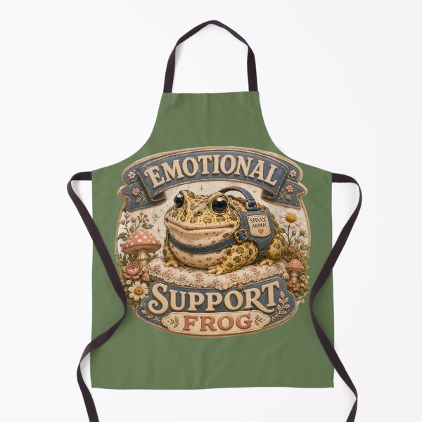 Item preview, Emotional Support Frog Pacman Frog designed and sold by Weirdwildco69.