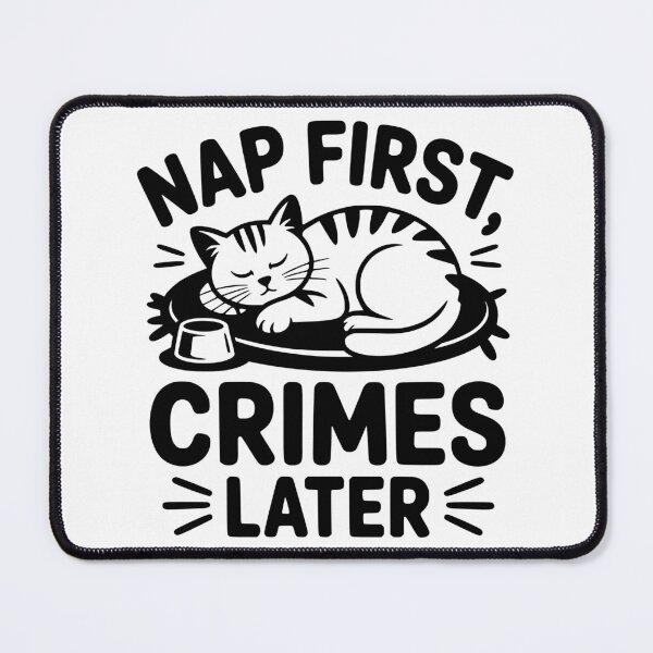 Item preview, Nap First Crimes Later designed and sold by theartfulaspie.