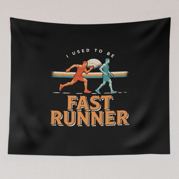 Item preview, I Used to Be Fast Runner Classic Retro Running Humor designed and sold by Redgiant87x.