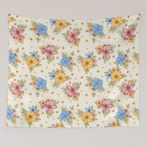 Item preview, vintage floral designed and sold by malungoart.