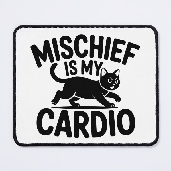 Item preview, Mischief Is My Cardio designed and sold by theartfulaspie.
