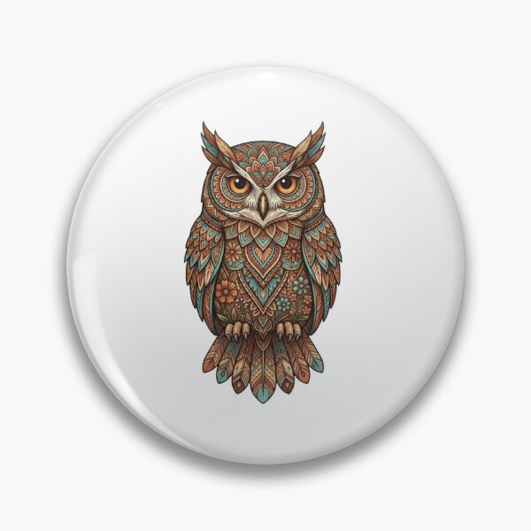 Item preview, Intricate Boho Mandala Owl Illustration designed and sold by ArcadeLens Studio.