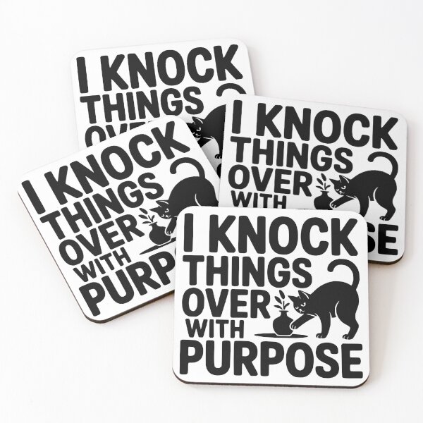Item preview, I Knock Things Over With Purpose designed and sold by theartfulaspie.