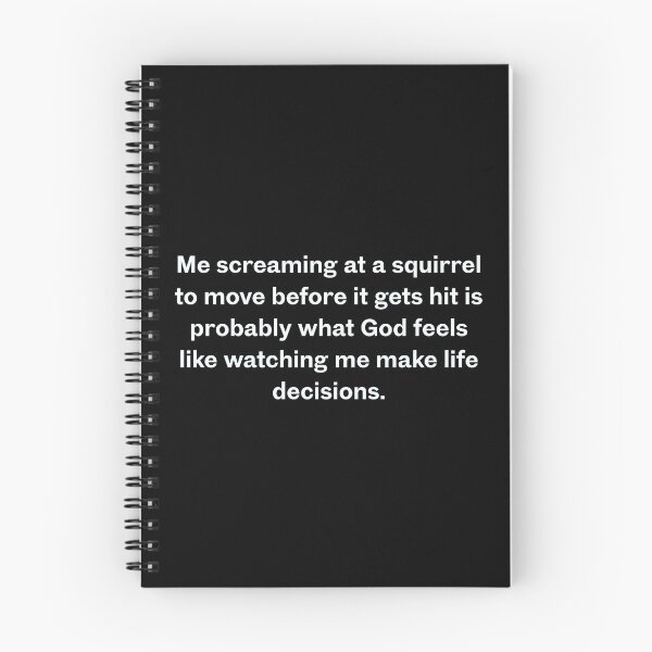 Item preview, Me Screaming at a Squirrel | Funny Christian Humor Sticker & Mug designed and sold by Olive Thread Co..