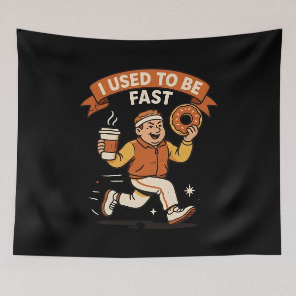 Item preview, I Used to Be Fast Runner Humorous Retro Runner Lifestyl designed and sold by Redgiant87x.