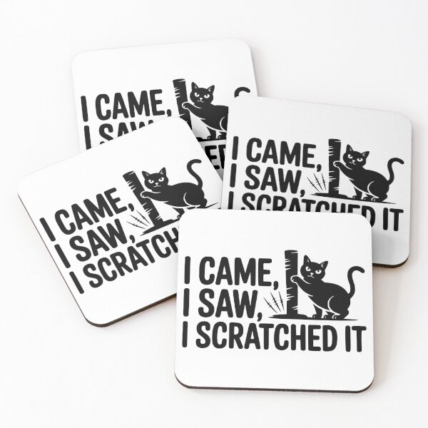 Item preview, I Came I Saw I Scratched It designed and sold by theartfulaspie.