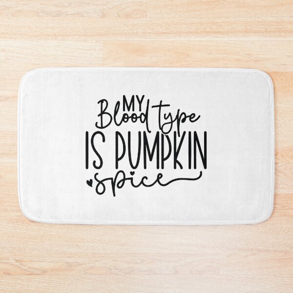 Item preview, My Blood Type Is Pumpkin Spice - Cute Fall Season Retro Vintage Aesthetic Coffee Lover Gift designed and sold by FuzionRaptor.