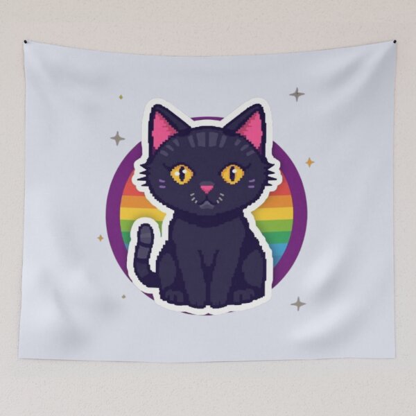 Item preview, Pixel Paws Retro Gaming Sticker designed and sold by Stylestickers55.