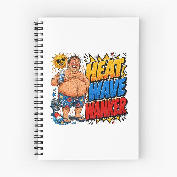 Item preview, Heat Wave Wanker Funny Summer Dad Beer Design designed and sold by UrbanKangaroo.