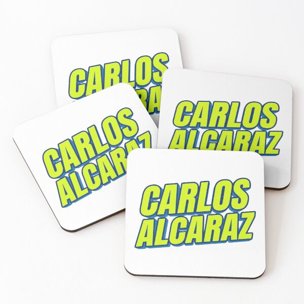 Artikelvorschau, Carlos Alcaraz Neon Lime Green 3D Text Tennis Sport Logo entworfen und verkauft von Holy-Verse.