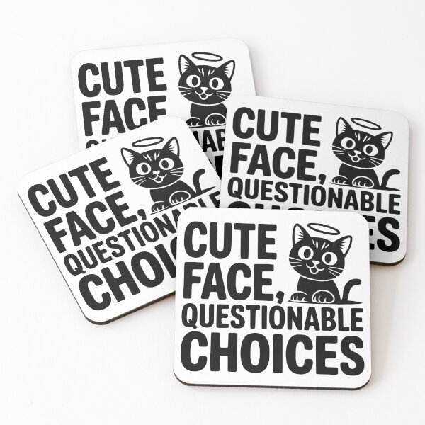 Item preview, Cute Face Questionable Choices designed and sold by theartfulaspie.