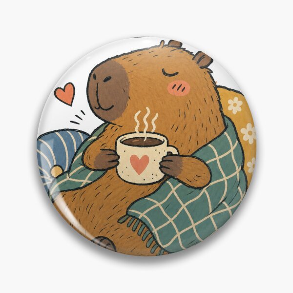 Item preview, Living My Soft Life Capybara designed and sold by VisualArtsOasis.