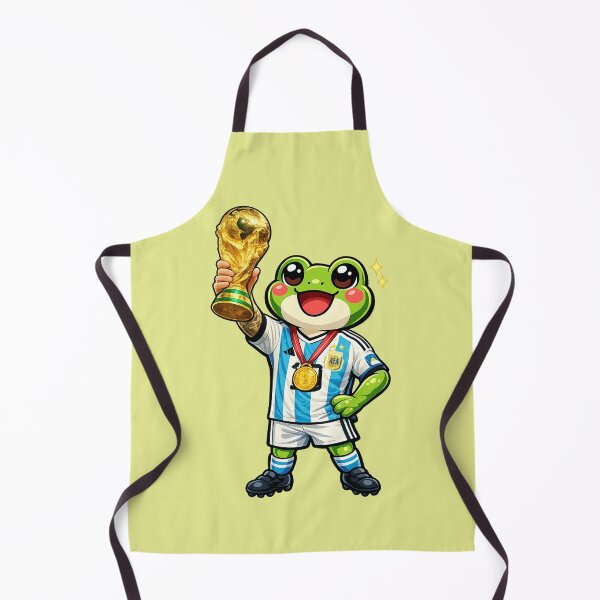 Item preview, Football GOAT Frog ⚽ | Number 10 World Champion | Kawaii Soccer Legend designed and sold by Moss & Moon Studio.