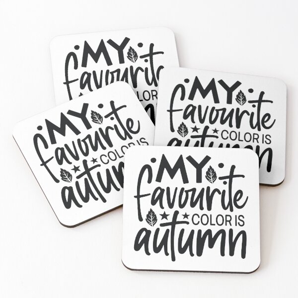 Item preview, My Favourite Color Is Autumn - Cute Fall Season Retro Vintage Aesthetic Leaves Pumpkin Spice Gift designed and sold by FuzionRaptor.