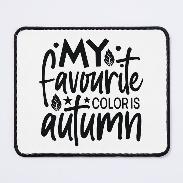 Item preview, My Favourite Color Is Autumn - Cute Fall Season Retro Vintage Aesthetic Leaves Pumpkin Spice Gift designed and sold by FuzionRaptor.