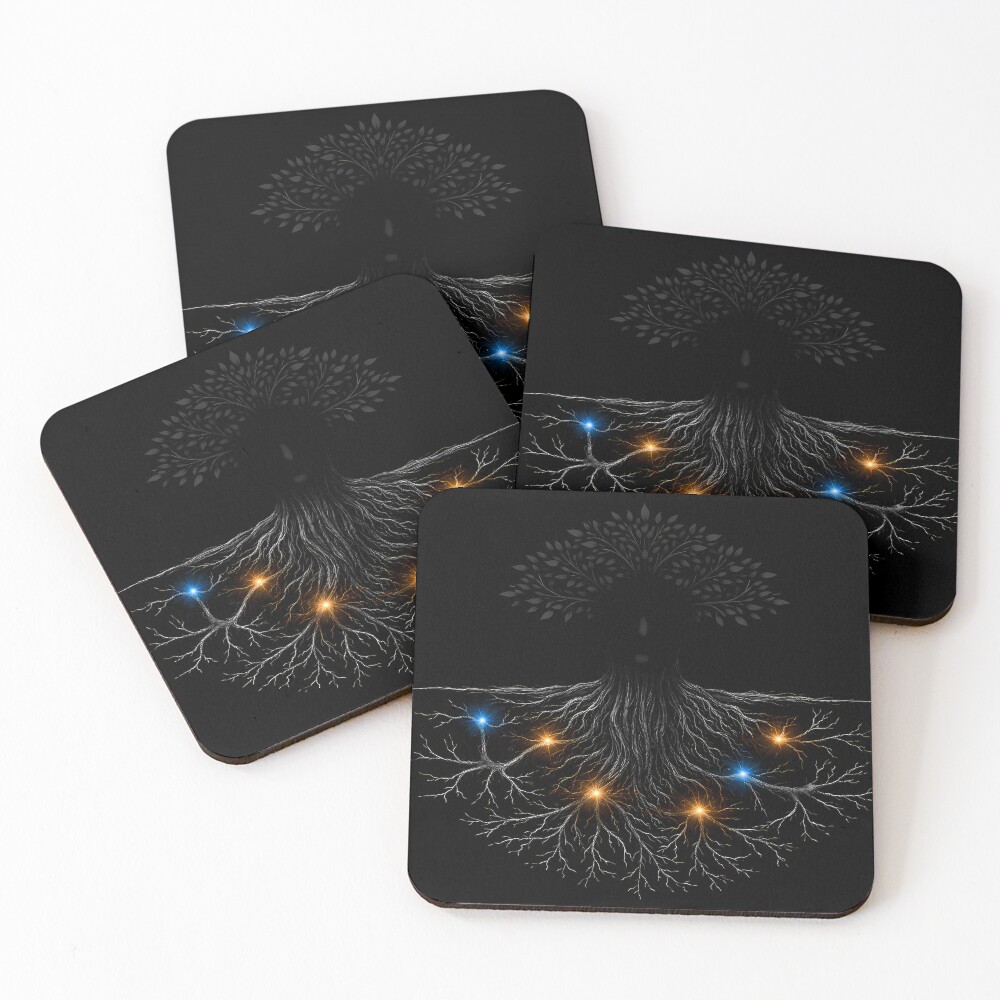 Item preview, Coasters (Set of 4) designed and sold by MeaningIsUse.