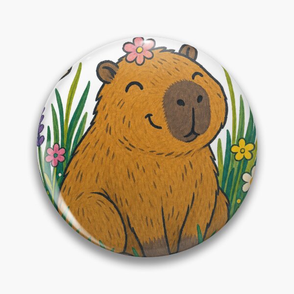 Item preview, I Touched Grass Capybara designed and sold by VisualArtsOasis.