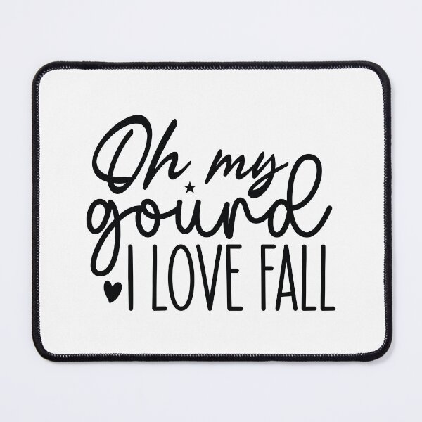 Item preview, Oh My Gourd I Love Fall - Cute Autumn Season Retro Vintage Aesthetic Pumpkin Patch Leaves Gift designed and sold by FuzionRaptor.