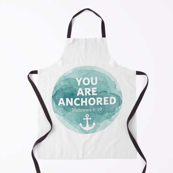 Item preview, You Are Anchored Christian Design - Hebrews 6:19 Bible Verse Encouragement designed and sold by For His  Glory.