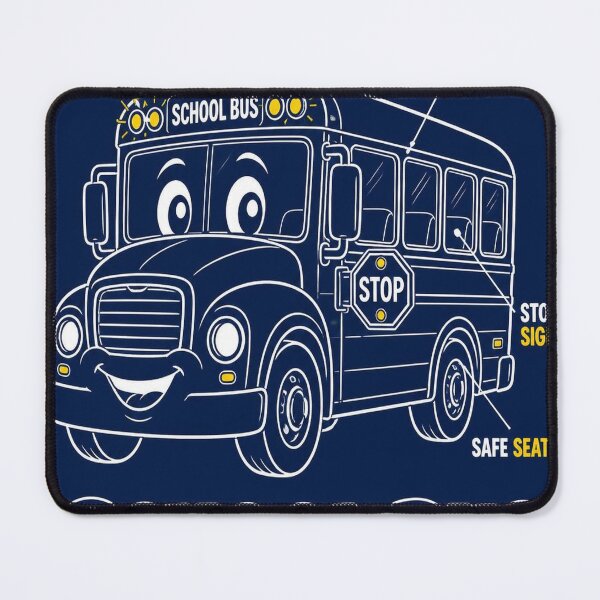 Item preview, School Bus Blueprint Shirt | Cute Kids School Bus Blueprint Tee designed and sold by SunnyDesign82.