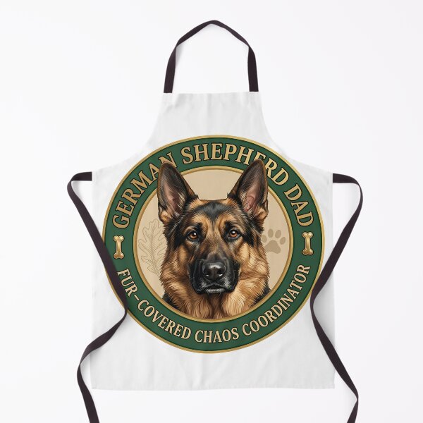 Item preview, German Shepherd Dad Fur-Covered Chaos Coordinator Design designed and sold by Presshue.