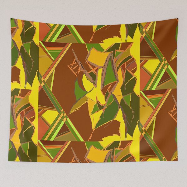 Item preview, Earth tone colors in free-form and linear array designed and sold by RAHKELROYSUM.