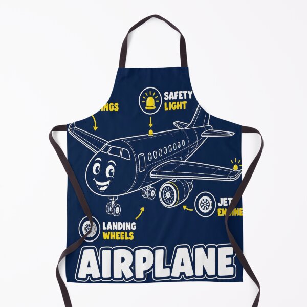 Aperçu de l'œuvre Airplane Blueprint Shirt | Cute Kids Airplane Blueprint Tee créée et vendue par SunnyDesign82.